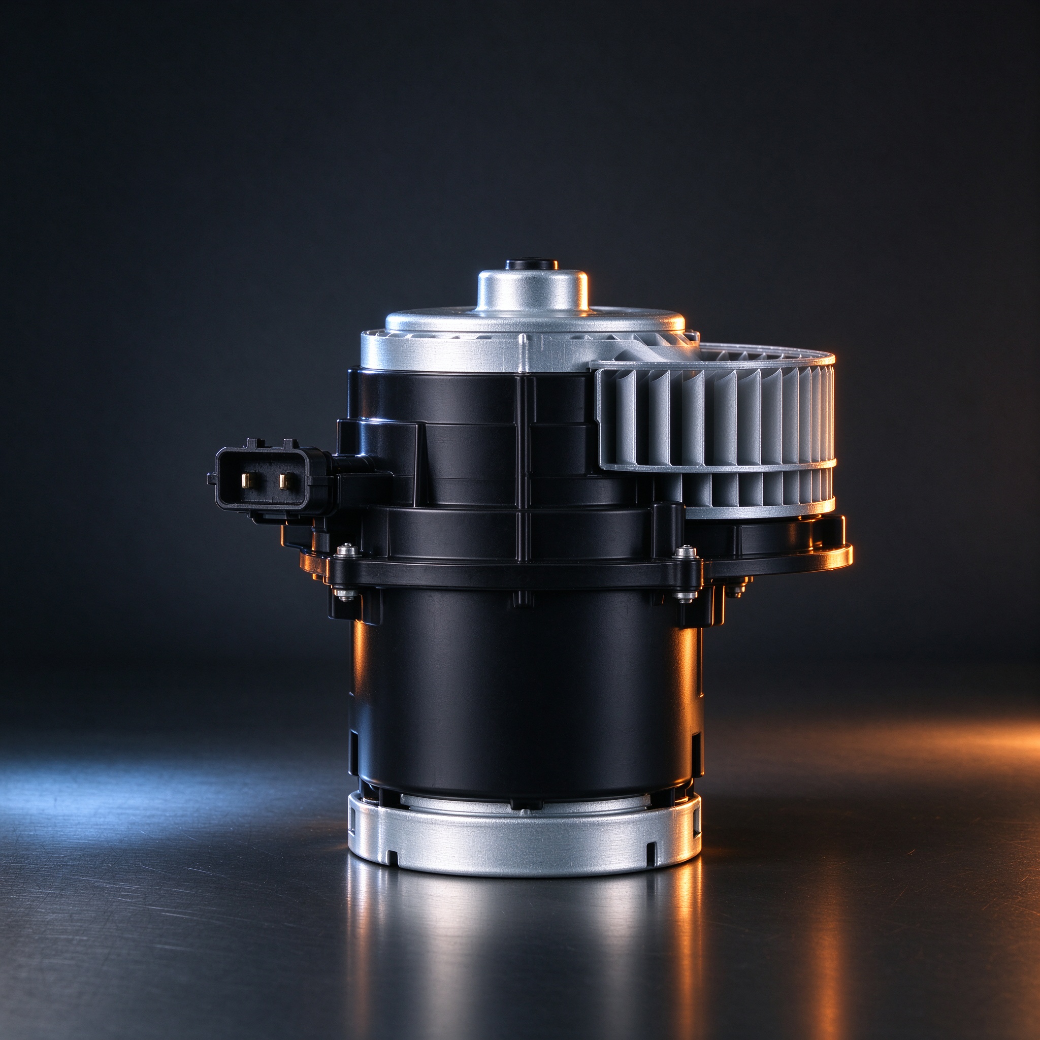 Heater blower motor assembly