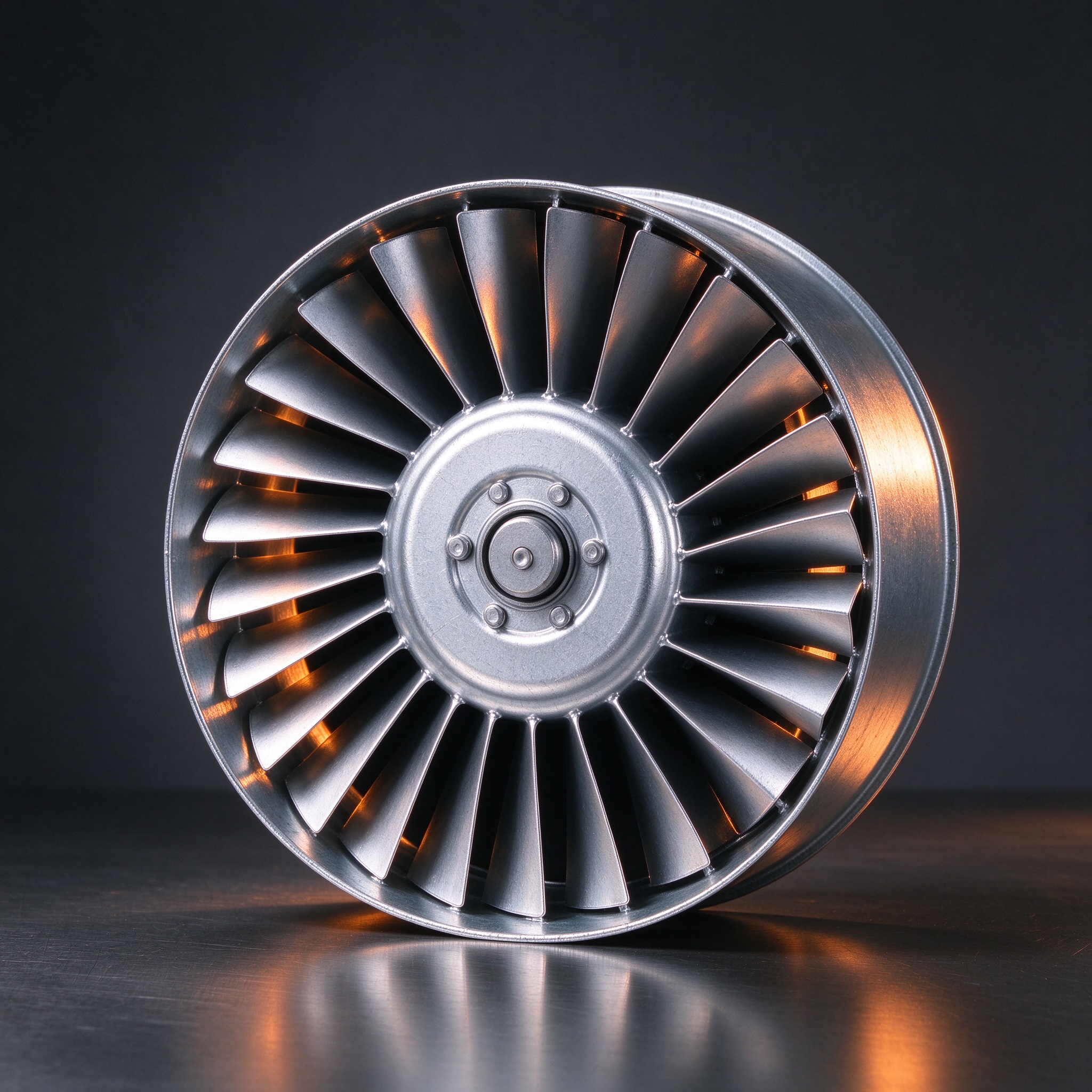 Squirrel-cage blower fan wheel